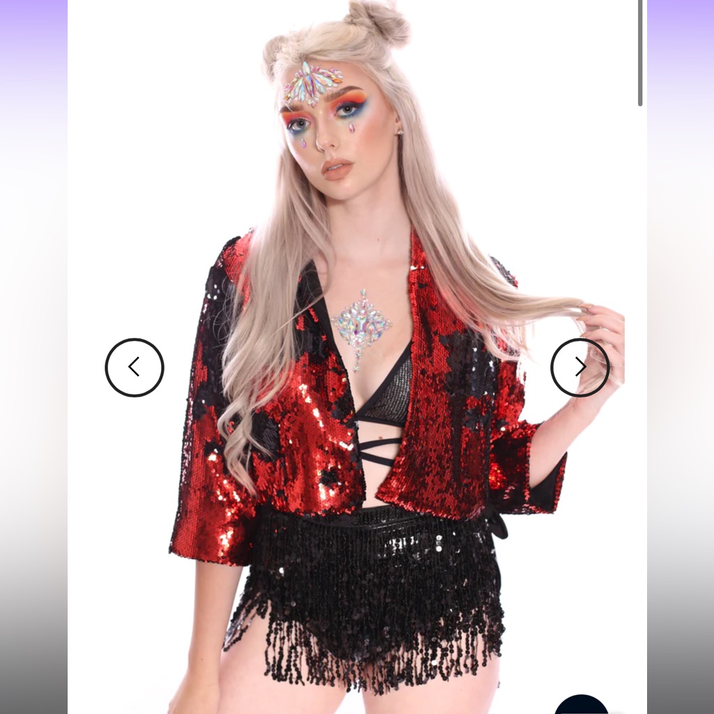 Sequin Reversible Jacket